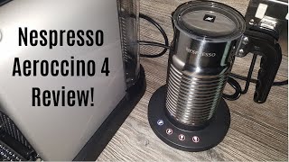 Nespresso Aeroccino 4 Milk Frother Review  Worth upgrading from the Aeroccino 3 [upl. by Melton884]