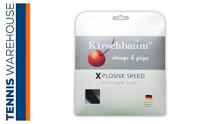 Kirschbaum Xplosive Speed Tennis String Review 🍒 [upl. by Schroder]