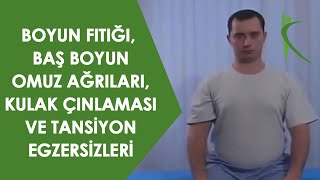 5x1 Egzersiz  Boyun Fıtığı Baş Boyun Omuz Ağrıları Kulak Çınlaması ve Tansiyon Egzersizleri [upl. by Launce]