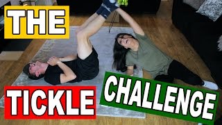 BOYFRIEND VS GIRLFRIEND TICKLE CHALLENGE Casey Barker  Nicole Corrales [upl. by Puiia]