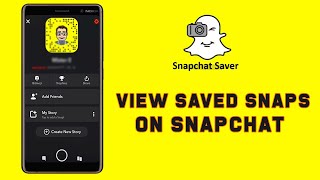 How To View Saved Snaps On Snapchat [upl. by Ayihsa125]