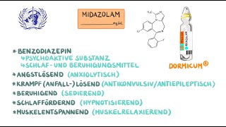 Medikamente im Rettungsdienst  Midazolam [upl. by Bluh]