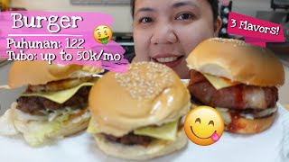 BURGER Recipe for Business 3 BEST SELLER Variants ala Zarks [upl. by Sifan400]