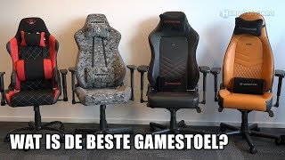 10 gamestoelen getest Dit is wat je moet weten [upl. by Oicnanev]