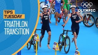 How to Transition to the Bike in Triathlon ft Nicola Spirig  Olympians Tips [upl. by Prevot]