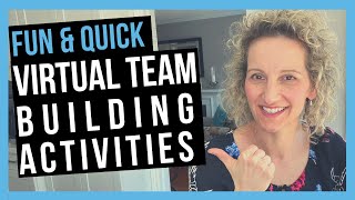 Virtual Team Building Activities IDEAS FOR REMOTE TEAMS [upl. by Lenzi]