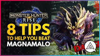 Monster Hunter Rise  8 Tips to Help You Beat MAGNAMALO in The Demo [upl. by Neltiac]