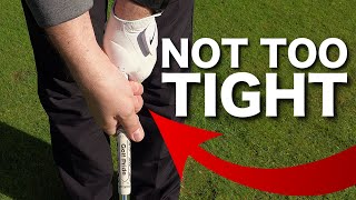 How to hold a golf club correctly easy way [upl. by Verbenia]