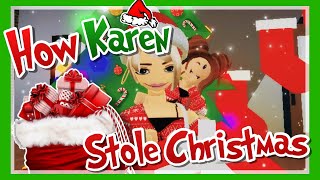 🎅🏻How KAREN Stole Christmas  A VOICED Brookhaven Movie🎄❤️ [upl. by Alusru]