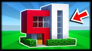 COMMENT CONSTRUIRE UNE MAISON MODERNE  🏠🏠 Tuto Build Minecraft [upl. by Zsa]