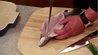 Clean and Cook A Rainbow Trout With Chef Mike From Wüsthof [upl. by Laehcym]