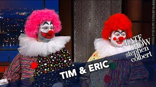 Tim amp Erics Clown Town Debuts On Broadway [upl. by Nyladnar]