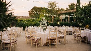 Beautifully Romantic Outdoor French Countryside Garden Rose Wedding Video [upl. by Ruthanne]