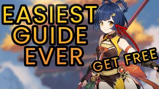 HOW TO GET XIANGLING GUIDE  EASY F2P WAY  ABYSS FLOOR 3  GENSHIN IMPACT [upl. by Eveineg]