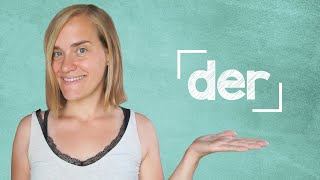 Learn Definite Articles in German  der  A1 with Jenny [upl. by Ivers]