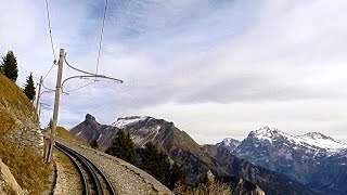 Drivers Eye View  Schynige Platte Railway Switzerland [upl. by Meesan404]