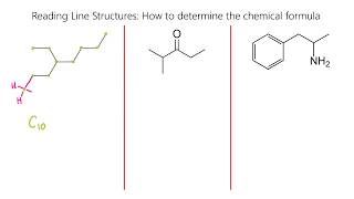 Reading Skeletal Line Structures Organic Chemistry Part 1 [upl. by Greggs988]