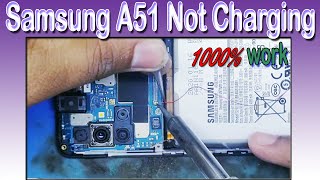 Samsung Galaxy A51 SMA515 Not Charging  Samsung Galaxy A51 Charging Problem solution [upl. by Rebe]