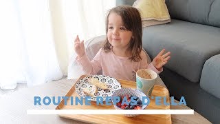 ROUTINE REPAS DUN ENFANT DE 3 ANS [upl. by Moersch451]