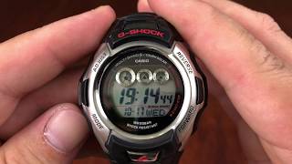 How To Set Up Casio Watch  Solar Atomic G Shock [upl. by Annawaj204]