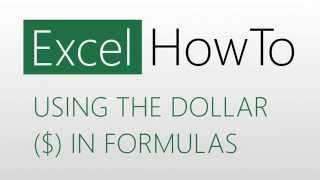 Excel How To Using the Dollar  in Formulas [upl. by Gawain]