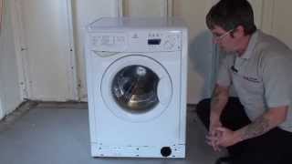 How to clean amp replace the filter on a Washing Machine Indesit [upl. by Eronaele]