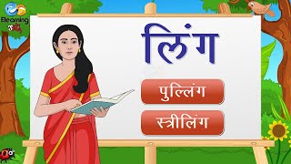 Hindi Grammar LING Gender  लिंग Ling Badlo Examples  Hindi Grammar for kids  elearning studio [upl. by Rusticus]