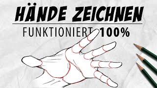 Hände zeichnen lernen in 10 Minuten  Tutorial  Drawinglikeasir [upl. by Hsaka941]