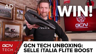 NEW Selle Italia Flite Boost Saddle Unboxing  GCN Tech Unboxing [upl. by Dael649]