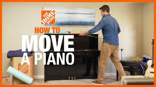 How to Move a Piano  The Home Depot [upl. by Ettezus]