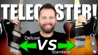 SINGLE COIL or HUMBUCKER Telecaster Tone Comparison [upl. by Hpesojnhoj]