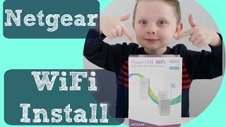 Netgear PowerLine 1000 Install [upl. by Ttereve]