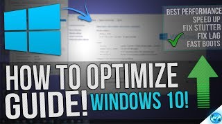 🔧 How to Optimize Windows 10 For GAMING amp Performance The Ultimate GUIDE [upl. by Trant]