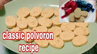 CLASSIC POLVORON RECIPE  POLVORON ALA GOLDILOCKS [upl. by Gerstner]