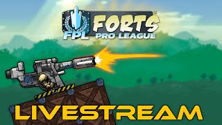 Forts Pro League Season 2 START  Forts RTS  Livestream [upl. by Joselyn]