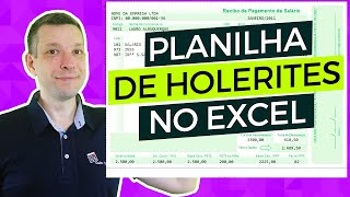 Holerite Recibo de Salário em Excel [upl. by Salmon]