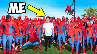 I Hired 50 Real Life SpiderMan [upl. by Nonnaehr]