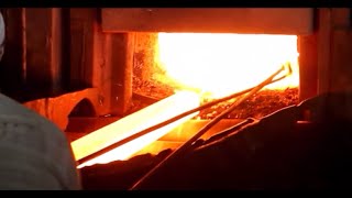 Steel rolling mill process amp operation manufacturing of TMT bars [upl. by Atinhoj]