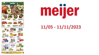 Meijer Weekly Ad US  11122023  11182023 [upl. by Padriac]