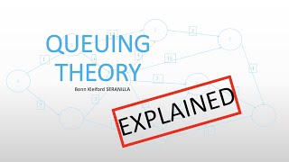 Queuing Theory Tutorial  QueuesLines Characteristics Kendall Notation MM1 Queues [upl. by Xenos]