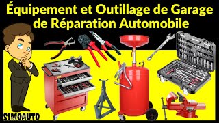 Les outils de travail et les équipement de garage de réparation automobile [upl. by Litt]