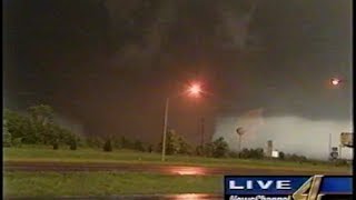 May 3 1999 Tornado  KFOR Live Coverage [upl. by Marley246]