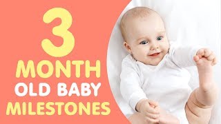 3 Months Old Baby Milestones [upl. by Kiele]