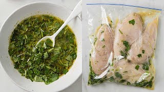 Quick Cilantro Lime Chicken Marinade [upl. by Mizuki270]