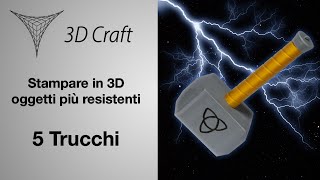 5 Consigli su come stampare modelli 3D resistenti [upl. by Oelak]