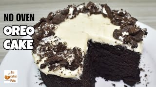 OREO CAKE 3 Ingredients only NO BAKE [upl. by Yajnas]