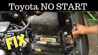 Toyota crank no start FIX [upl. by Ahsito]