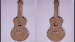 Como Hacer Una Guitarra Con Material Reciclado [upl. by Denten]