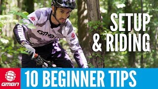 10 MTB Tips For Beginners  Setup And Riding [upl. by Xilef]