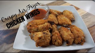 HOW TO Air Fry Crispy Chicken Wings  NINJA FOODI RECIPES [upl. by Adnilreb295]